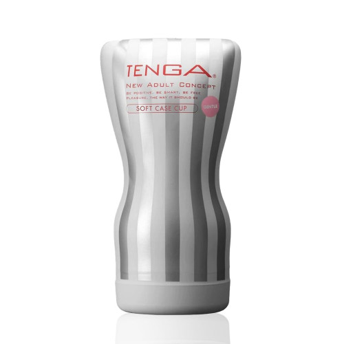 Мастурбатор Tenga Squeeze Tube Cup (м'яка подушечка) GENTLE здавлюваний