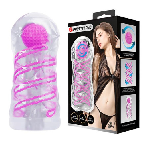 Мастурбатор Pretty Love Transparent Reusable Masturbator