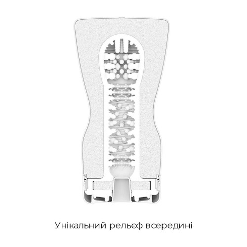 Мастурбатор Tenga Squeeze Tube Cup (м'яка подушечка) GENTLE здавлюваний