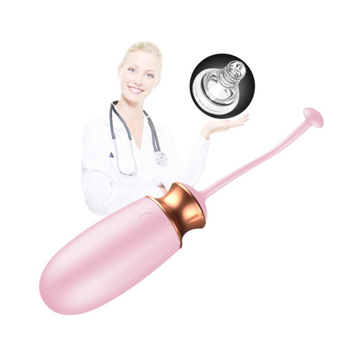 Виброяйцо B - Series Fox Vibrating Silicone Love Egg, USB, 10 Function, Heating, Voice Control Pink