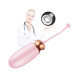 Виброяйцо B - Series Fox Vibrating Silicone Love Egg, USB, 10 Function, Heating, Voice Control Pink