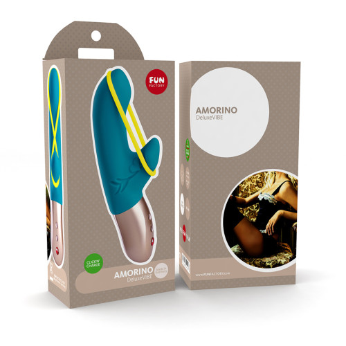 Вибратор Fun Factory Amorino Бирюзовый
