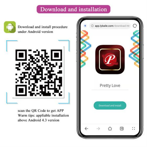 Вібратор Pretty Love Jayleen Stimulator Purple (App)