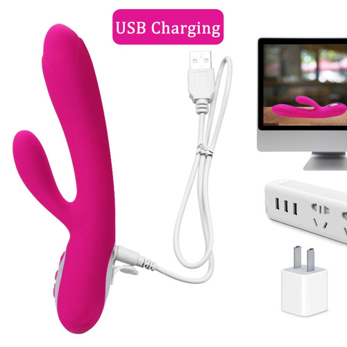 Вібратор B - Series Lyla Joker Heating Double Vibrating Massage Stick Fuchsia