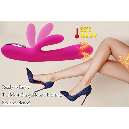 Вібратор B - Series Lyla Joker Heating Double Vibrating Massage Stick Fuchsia