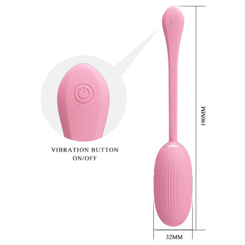 Виброяйцо Pretty Love Doreen Electric Shock Egg Pink (App)