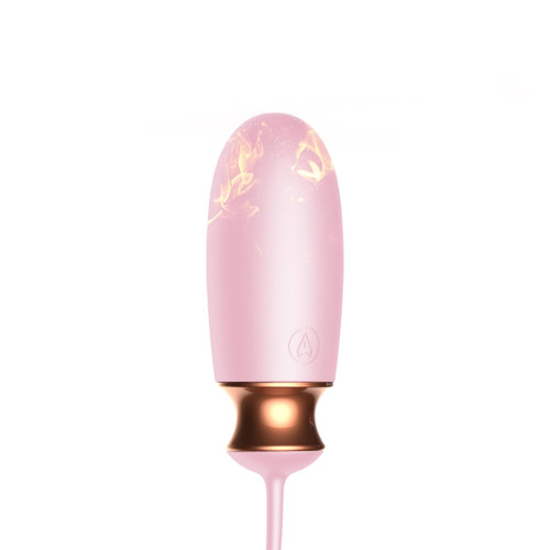 Виброяйцо B - Series Fox Vibrating Silicone Love Egg, USB, 10 Function, Heating, Voice Control Pink