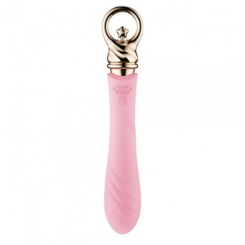 Вибромассажер с функцией подогрева Zalo Courage Розовый