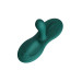 Sit-on-top смарт-вибратор Zalo – Flora Smart Vibrating Pad Turquoise Green, 9 моторов