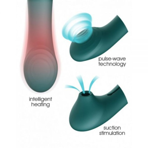 Ультрасучасний вібромасажер 3 в 1 Zalo Queen Червоний