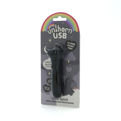 Вибратор-единорожка Unihorn USB Bullet - Wild Spirit, вибропуля, USB зарядка