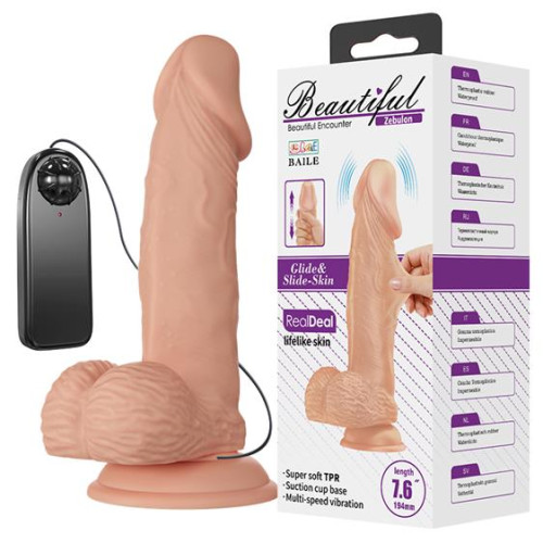 Вібратор Beautiful Encounter Zebulon Flesh