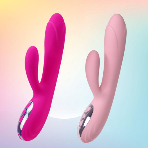 Вібратор B - Series Lyla Joker Heating Double Vibrating Massage Stick Fuchsia