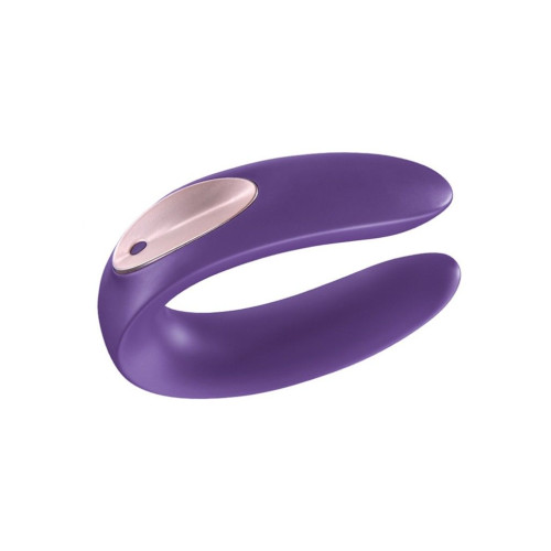 Вибратор для пар Satisfyer Double Plus Remote с пультом ДУ и двумя моторчиками