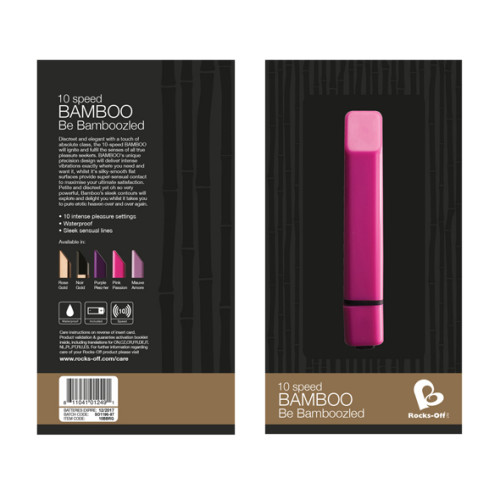 Вібратор Rocks Off Bamboo Rose Gold