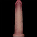 Реалістичний вібратор LoveToy Vibrating Sliding Skin Pro II Dual Layer Silicone Dong 9 Flesh