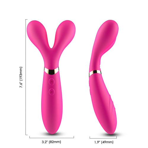 Вібратор B - Series Joy Y-Wand Pink