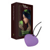 Минивибратор «Сердечко» FairyGasm PleasureStone violet, 9 режимов, на шнурке