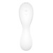 Вакуумный смарт-стимулятор с вибрацией Satisfyer Curvy Trinity 5 (White), управление со смартфона