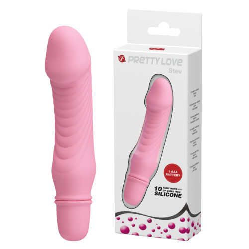 Вибратор Pretty Love Stev Vibrator Light Pink