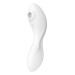 Вакуумный смарт-стимулятор с вибрацией Satisfyer Curvy Trinity 5 (White), управление со смартфона