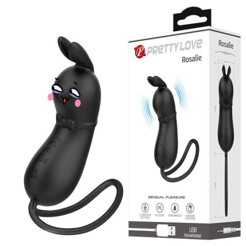 Вібростимулятор Pretty Love Rosalie Vibro Stimulator Black