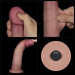 Реалістичний вібратор LoveToy Vibrating Sliding Skin Pro II Dual Layer Silicone Dong 9 Flesh