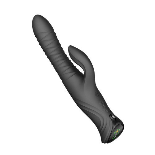 Пульсатор-кролик з вібрацією Zalo Mose 2 Obsidian Black