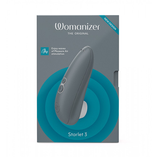 Вакуумний стимулятор клітора Womanizer Starlet 3 Gray