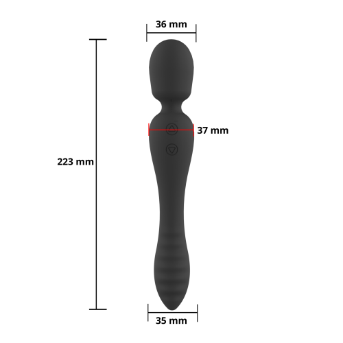Вібратор Erospace Sweet Play Wand & Vibrator 2in1 A8