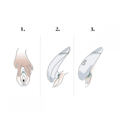 Вакуумний стимулятор клітора Womanizer Starlet 3 Gray