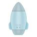 Вакуумний стимулятор з вібрацією Satisfyer Mission Control Blue, 2 незалежні мотори