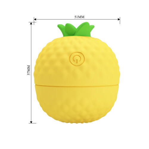 Клиторальный стимулятор Pretty Love Pineapple Secret Yellow