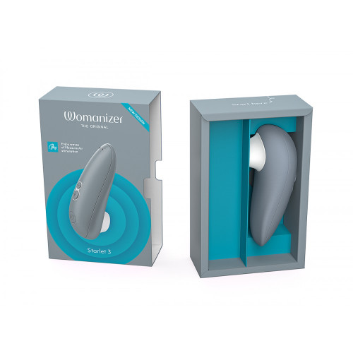 Вакуумний стимулятор клітора Womanizer Starlet 3 Gray
