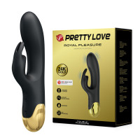 Вибратор Pretty Love Royal Pleasure Double Pleasure Black