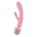 Вибратор-кролик с вибромассажером Satisfyer Triple Lover Pink, 3 мотора