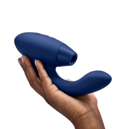 Инновационный бесконтактный вибратор-стимулятор Womanizer Duo 2 Blueberry