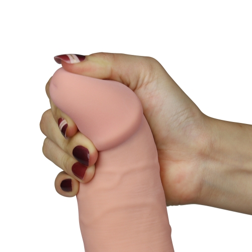 Вибратор LoveToy The Ultra Soft Dude Vibrating 8.8 Телесный