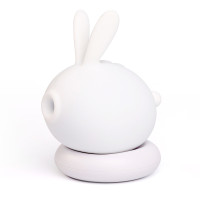 Вакуумный клиторальный стимулятор с вибрацией KISTOY Too Simple White