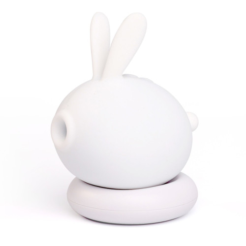 Вакуумний кліторальний стимулятор з вібрацією KISTOY Too Simple White