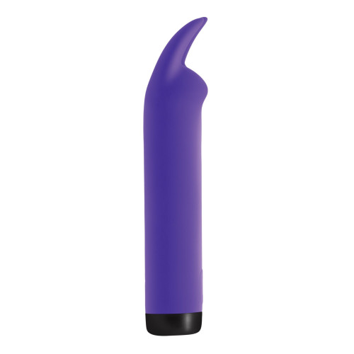 Вибратор S Pleasures Bullets Amethyst, фиолетовый, с двумя отростками, 10 режимов, диаметр 3,1 см