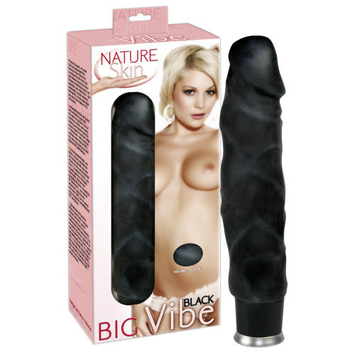 Вибратор Nature Skin Big Vibe Черный