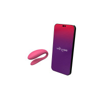 Смарт-вибратор для пар We-Vibe Sync Lite Pink, 10 виброрежимов, можно совмещать с проникающим сексом