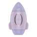 Вакуумный стимулятор с вибрацией Satisfyer Mission Control Violet, 2 независимых мотора