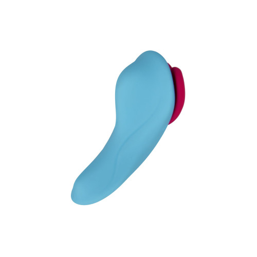 Вібратор у трусики FairyGasm HeartGem blue, на магніті, пульт ДК