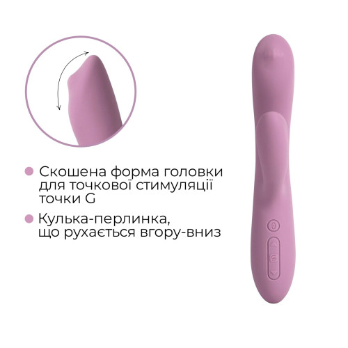 Смарт вібратор-кролик з перлинною стимуляцією точки G Svakom Trysta Neo