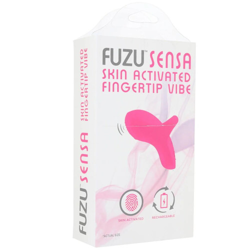 Вибратор на палец FUZU Sensa Skin Activated Fingertip Vibe – Pink, сенсорное управление, 8 режимов