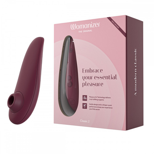 Вакуумный стимулятор клитора Womanizer Classic 2 Bordeaux