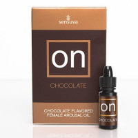 Возбуждающе капли для клитора Sensuva ON Arousal Oil for Her Chocolate со вкусом шоколада 5 мл Возбуждающе капли для клитора Sensuva ON Arousal Oil for Her Chocolate со вкусом шоколада 5 мл