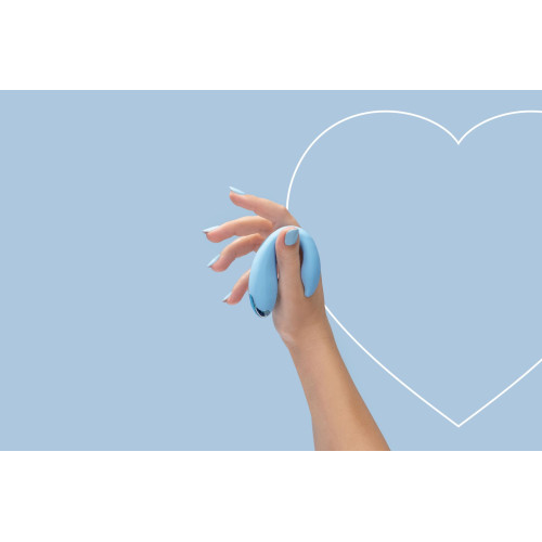 Вибратор для пар FairyGasm PleasureBerry blue, зарядный кейс, пульт ДУ